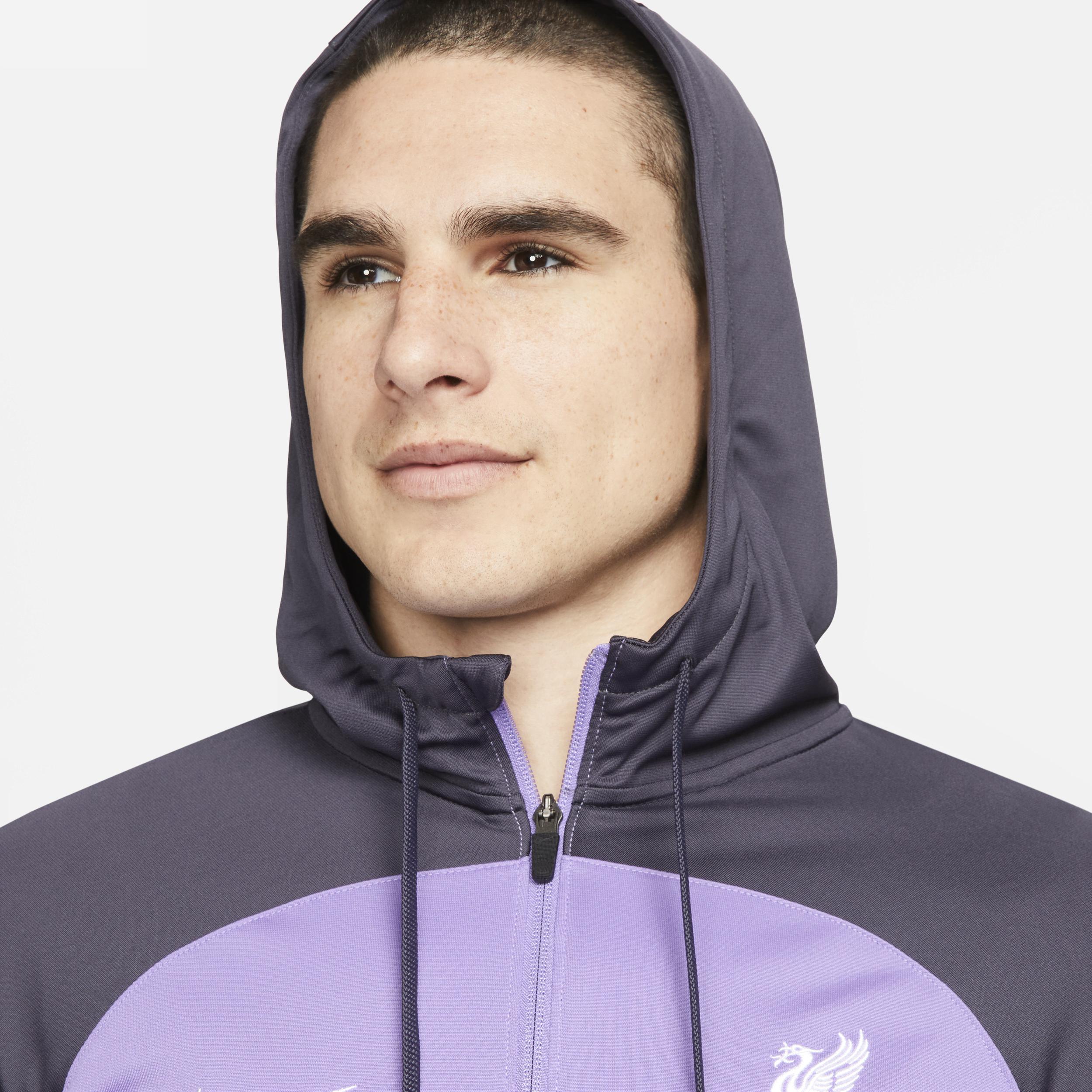 Mens Nike Purple Liverpool 2023/24 Strike Raglan Full-Zip Track Jacket Product Image