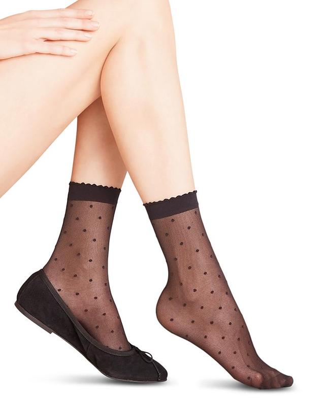 Womens Dot Mesh Anklet Socks Product Image