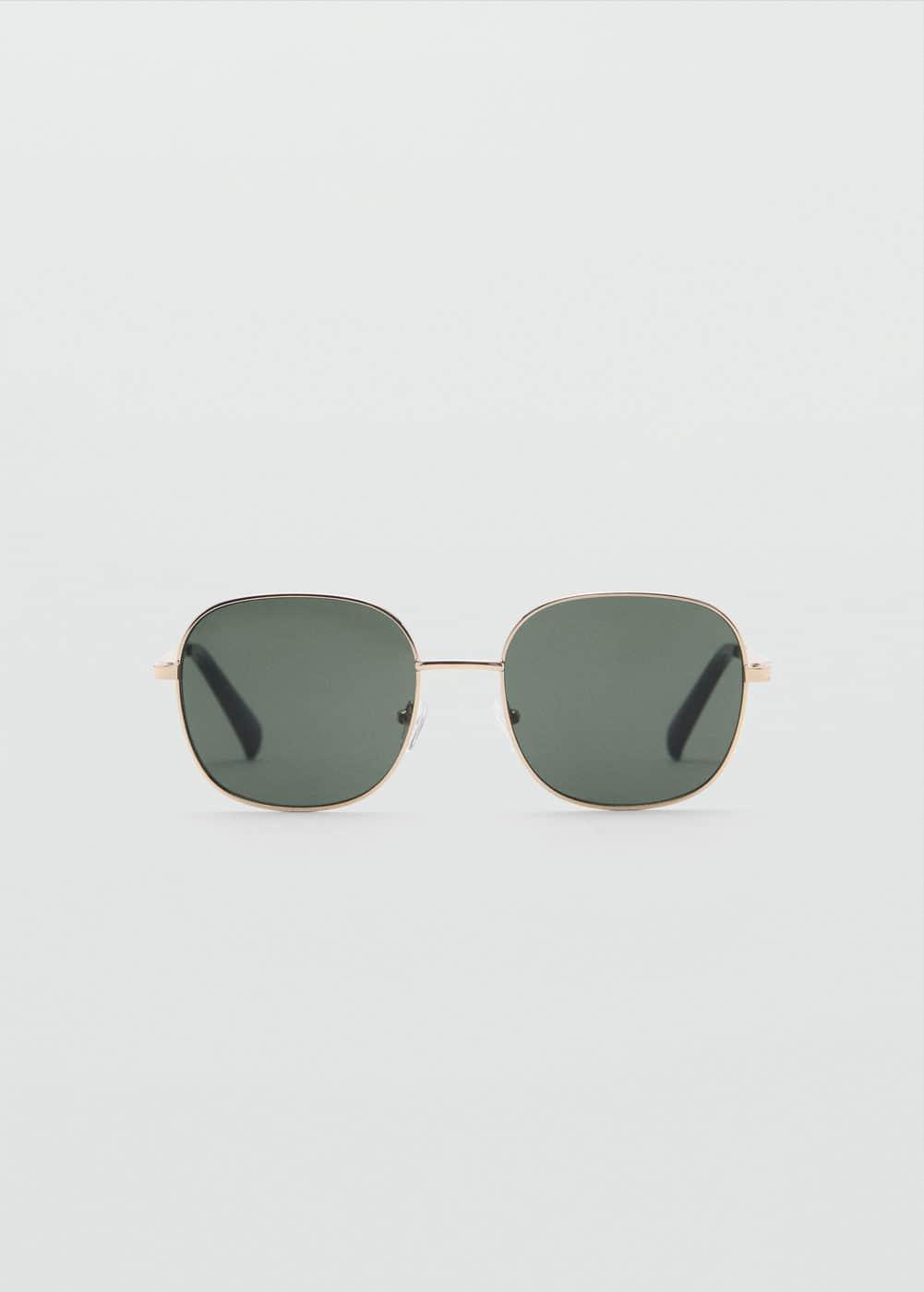 Metallic frame sunglasses - Women | MANGO USA Product Image