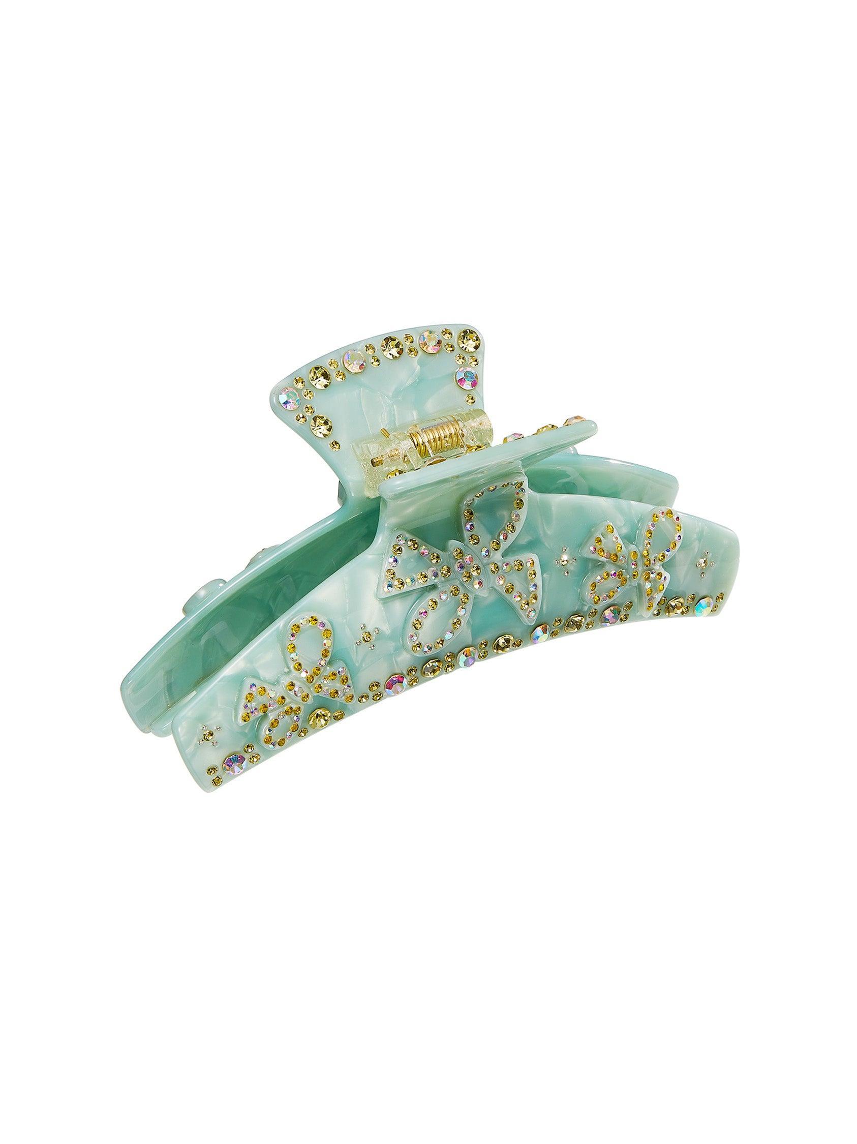 Bella Crystal Claw Clip (Blue) Product Image