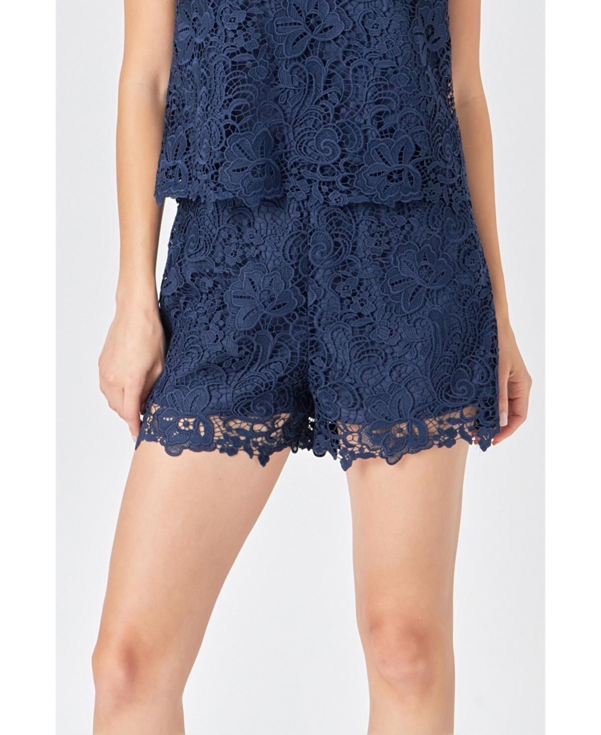 endless rose Womens Deco Lace Shorts Product Image