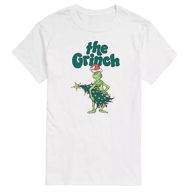 Big & Tall Dr. Seuss The Grinch Tree Graphic Tee, Mens Product Image