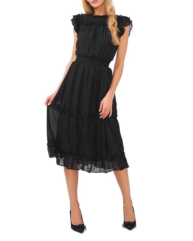 CeCe Smocked Waist Midi Dress Product Image