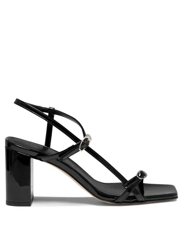 Franzi Patent-leather Sandals In Black Product Image