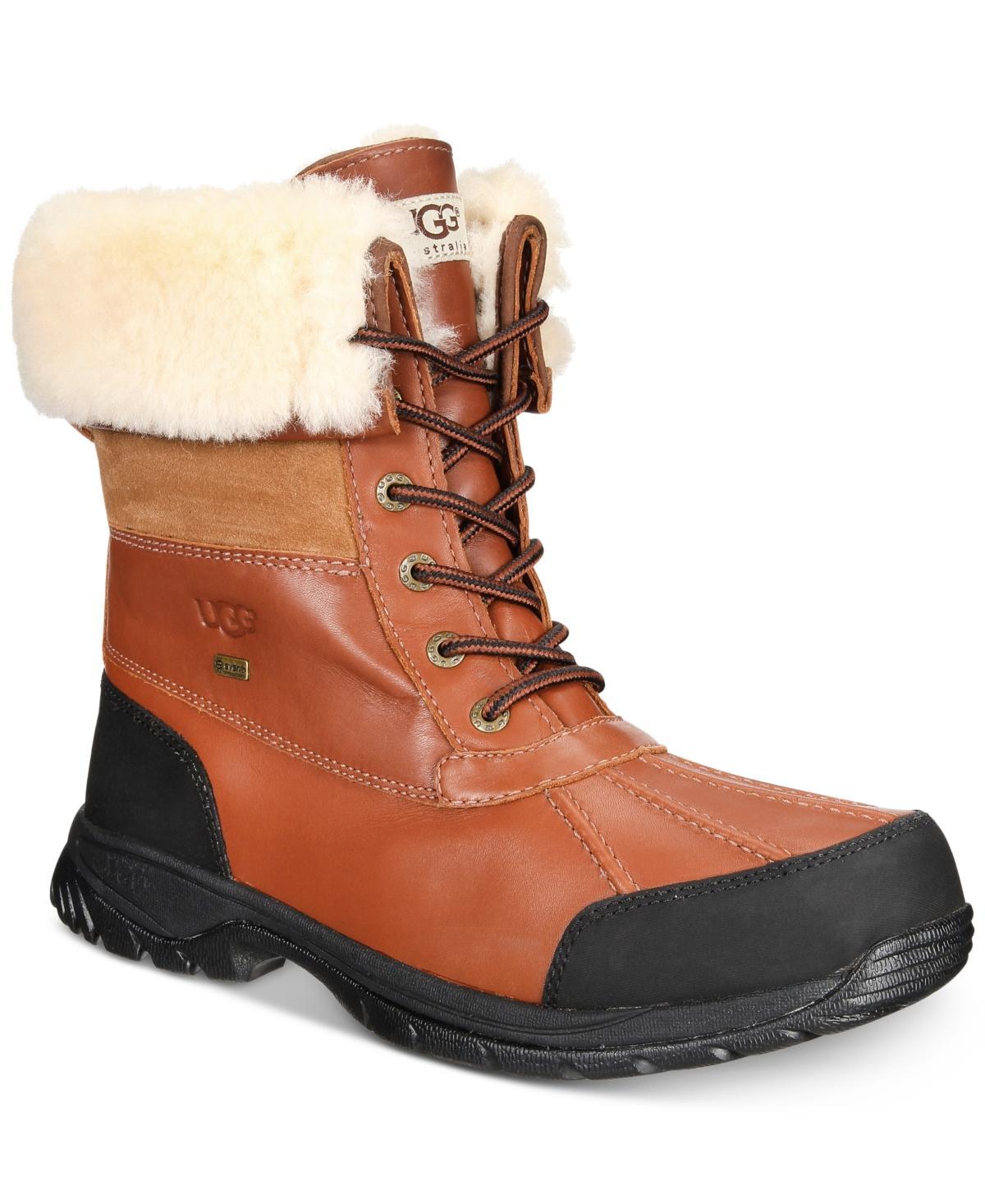 UGG Mens Butte Waterproof Leather Snow Boots Product Image