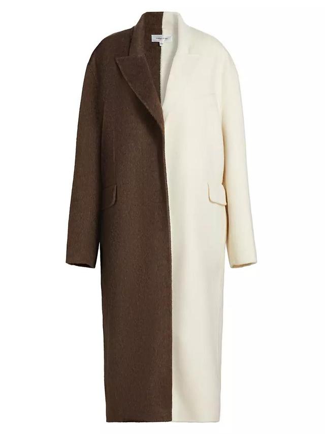 Womens Wendalin Bi-Colored Tailored Coat Product Image