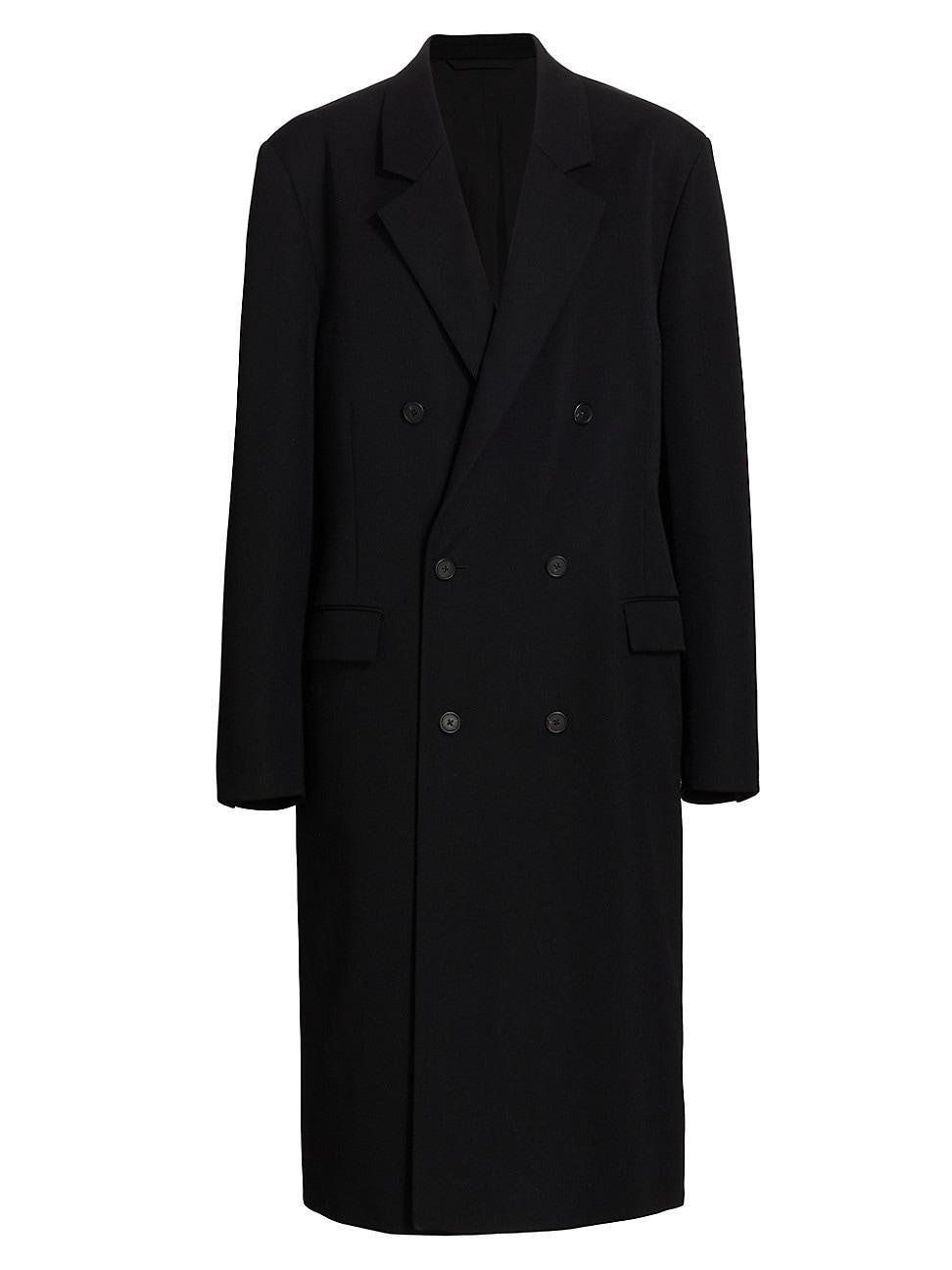 Womens Andy Long Double-Breasted Coat Product Image