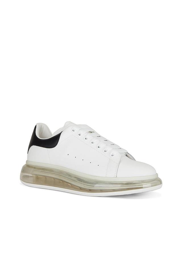 Alexander McQueen Leather Sneaker in White Product Image