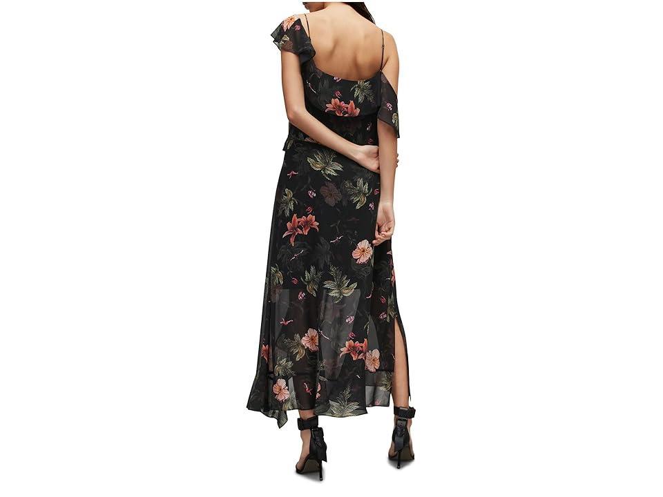 AllSaints Orion Viviana Floral Print Cold Shoulder Dress Product Image