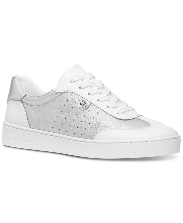 Michael Kors Womens Scotty Lace Up Low Top Sneakers Product Image