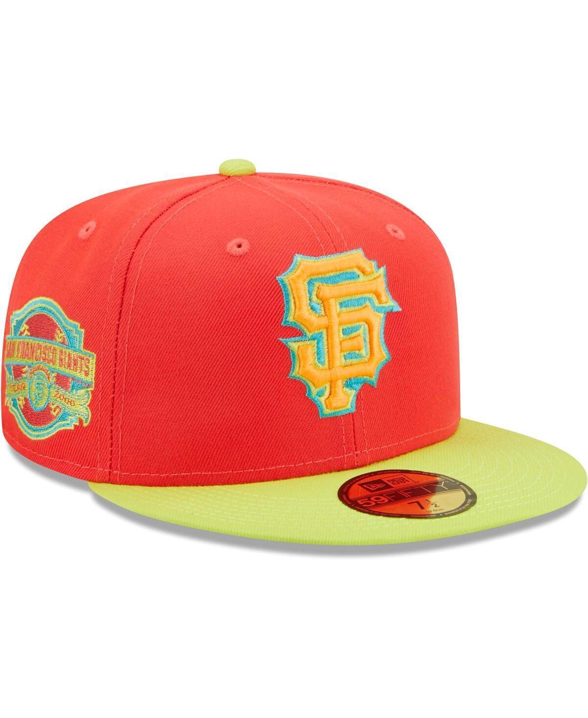 Mens New Era /Neon Green San Francisco Giants Lava Highlighter Combo 59FIFTY Fitted Hat Product Image