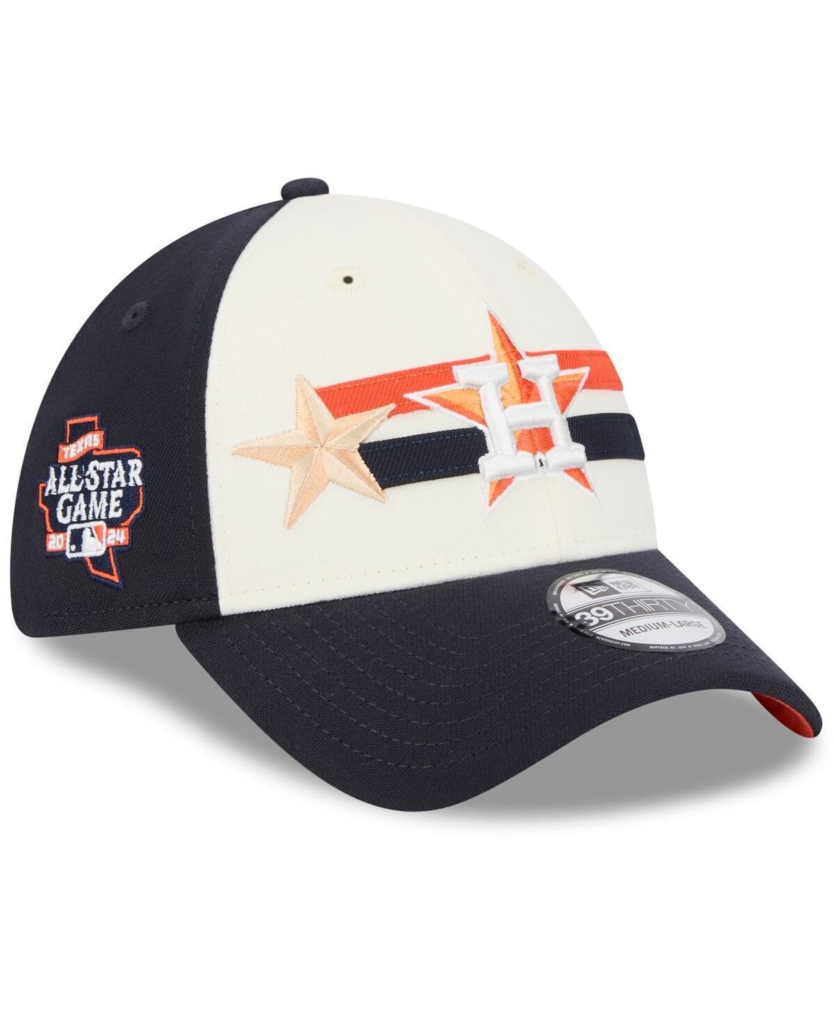 New Era Mens Cream New York Mets 2024 Mlb All-Star Game Workout 39THIRTY Flex Hat - Cream, Royal Product Image