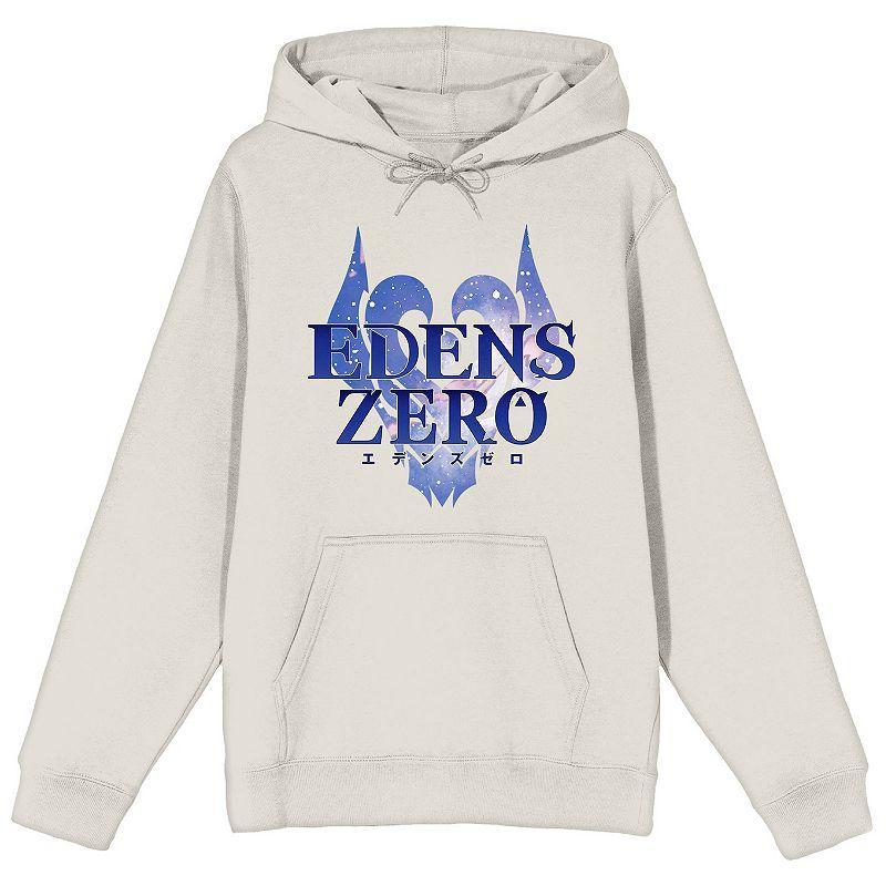 Mens Edens Zero Logo Graphic Hoodie Beige Product Image