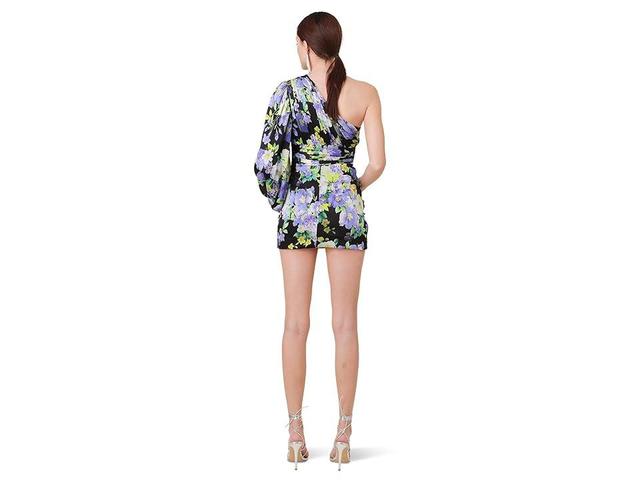 Womens Bloom Floral One-Shoulder Minidress Product Image