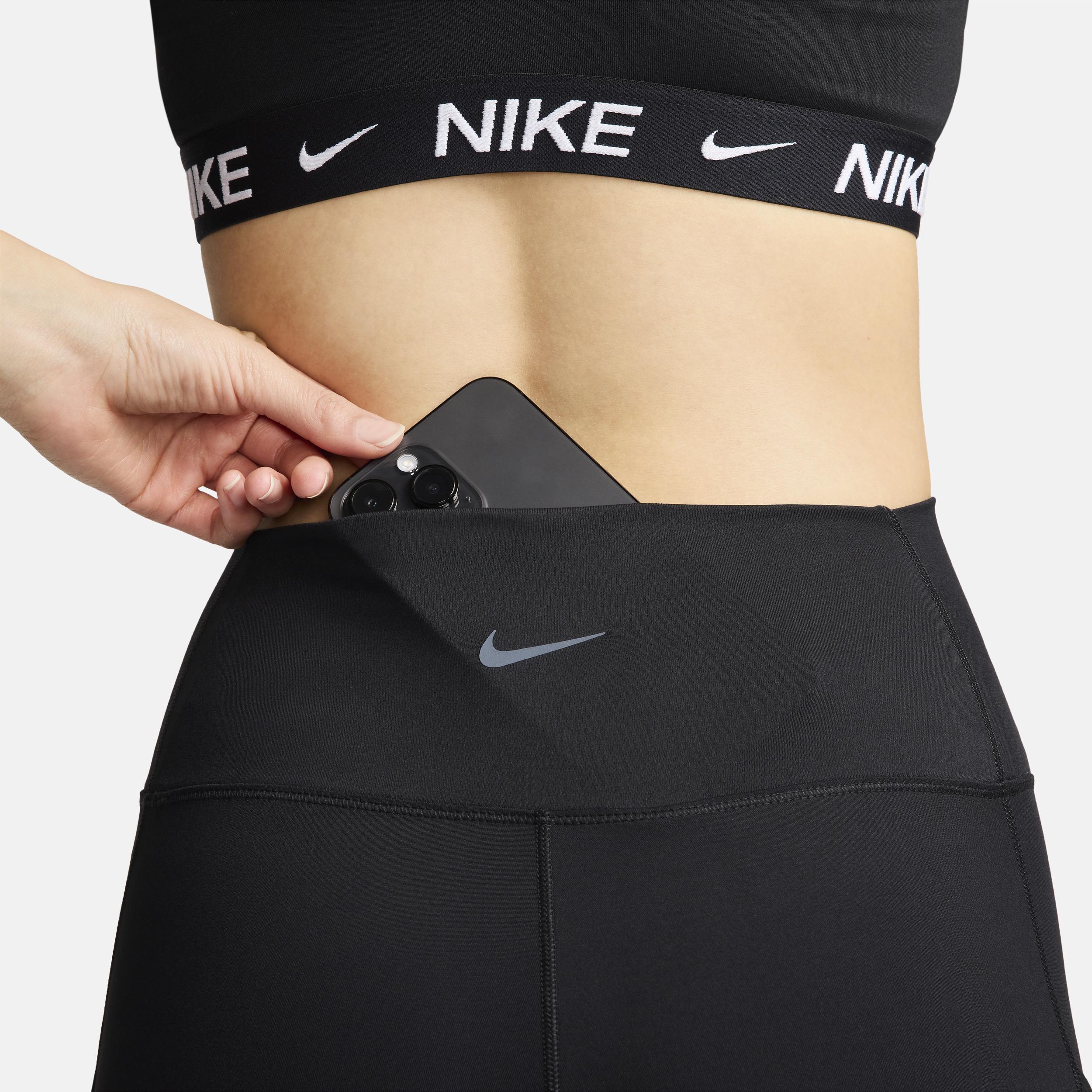 Nike Womens One High-Waist 7/8-Leggings black Product Image