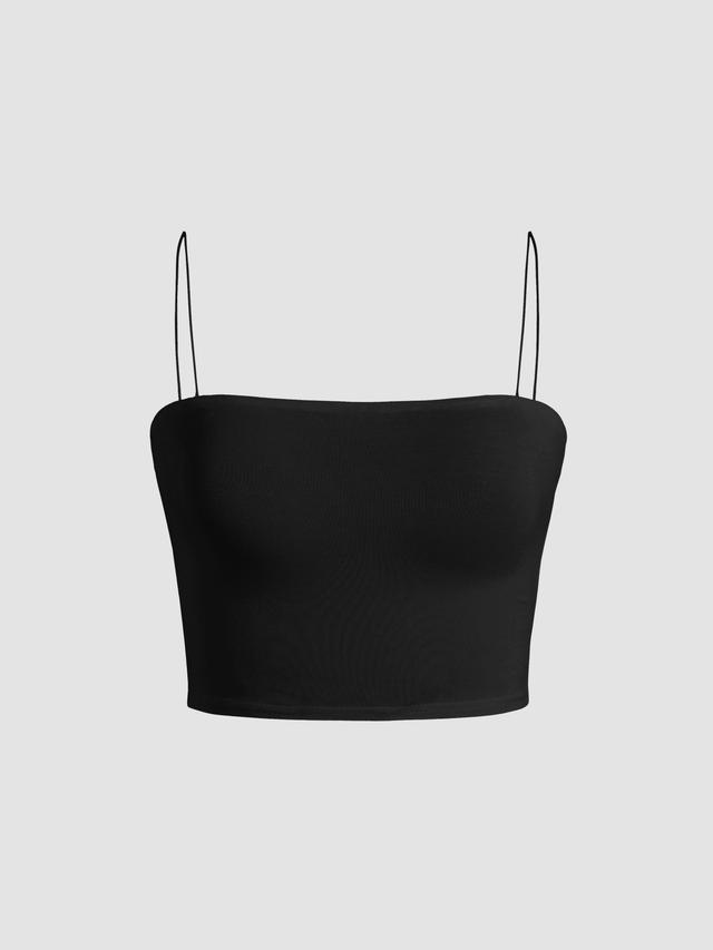 Solid Classic Crop Top Product Image