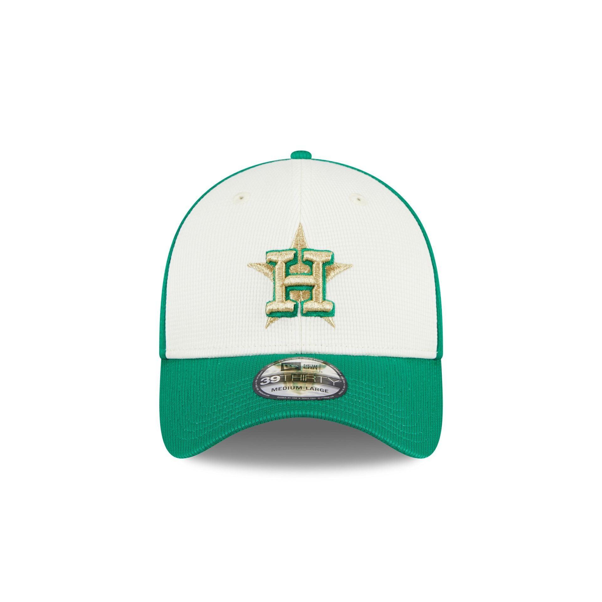 Houston Astros St. Patrick's Day 2024 39THIRTY Stretch Fit Hat Male Product Image