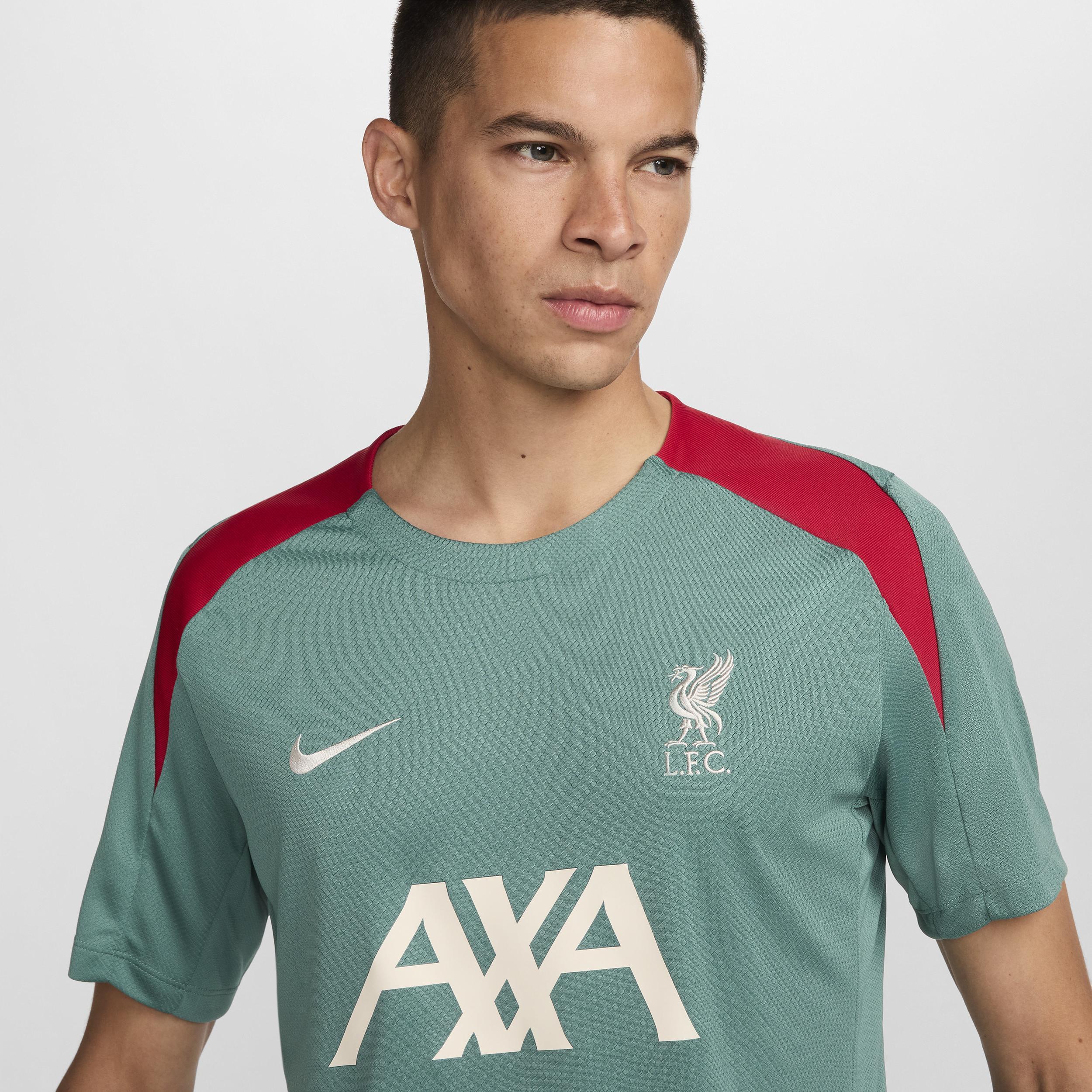 Mens Nike Green Liverpool 2024/25 Strike Performance Top Product Image