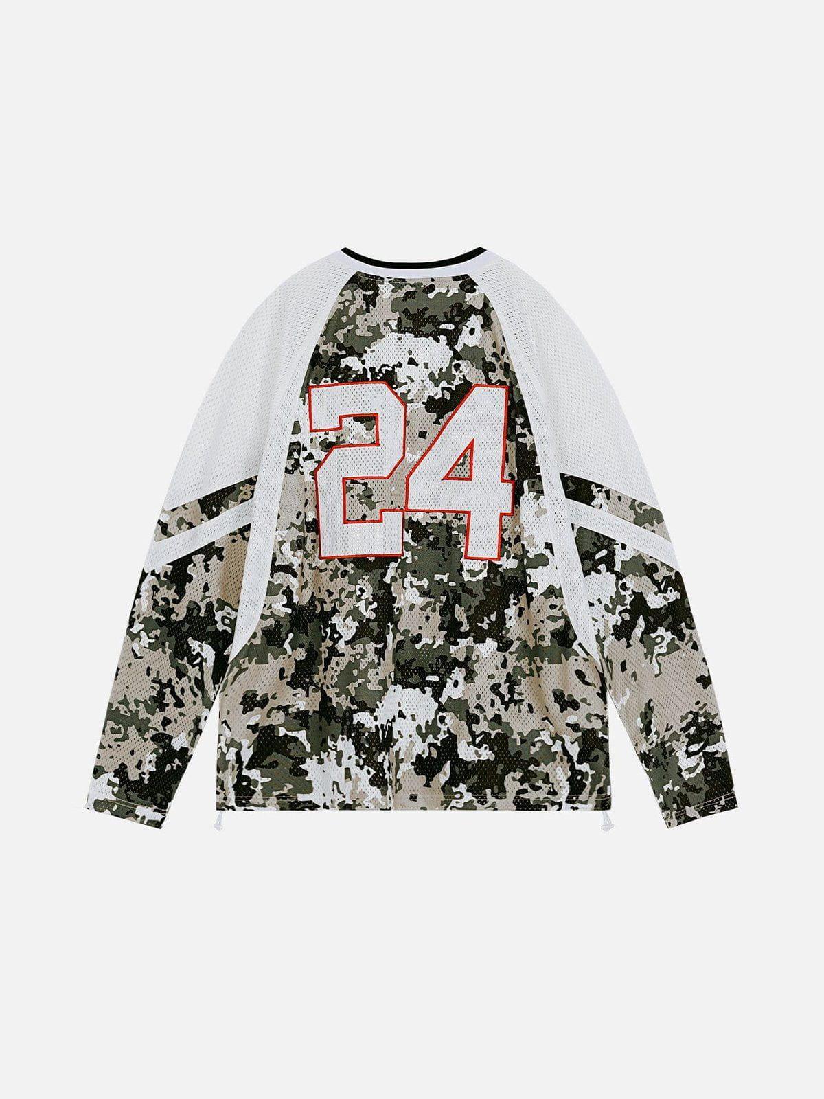 Aelfric Eden Camouflage Patchwork Sweatshirt Product Image