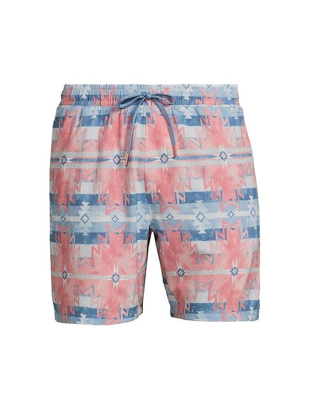 Mens Shorelite Graphic Swim Trunks Product Image