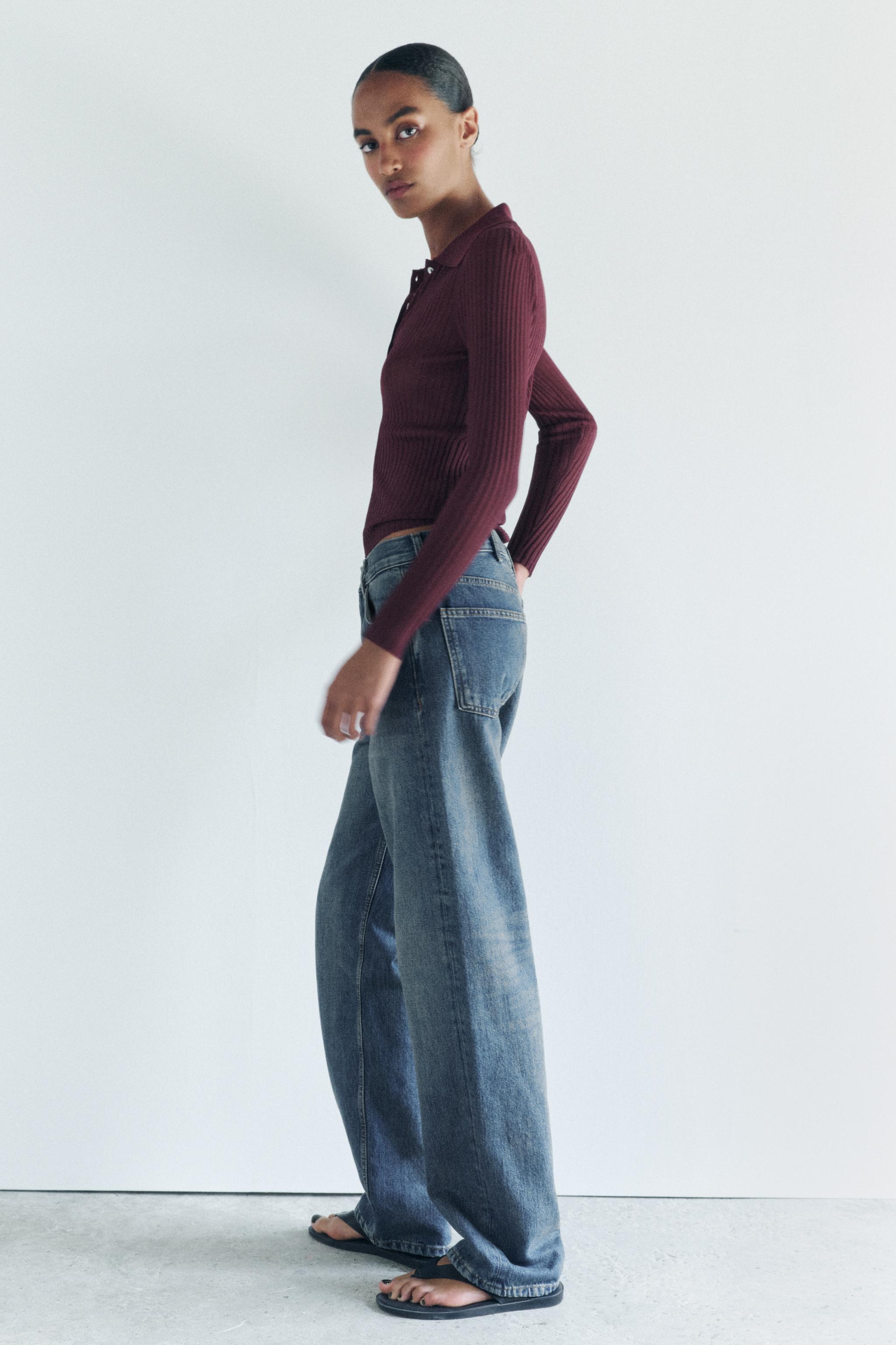 RELAXED MID WAIST JEANS ZW COLLECTION Product Image