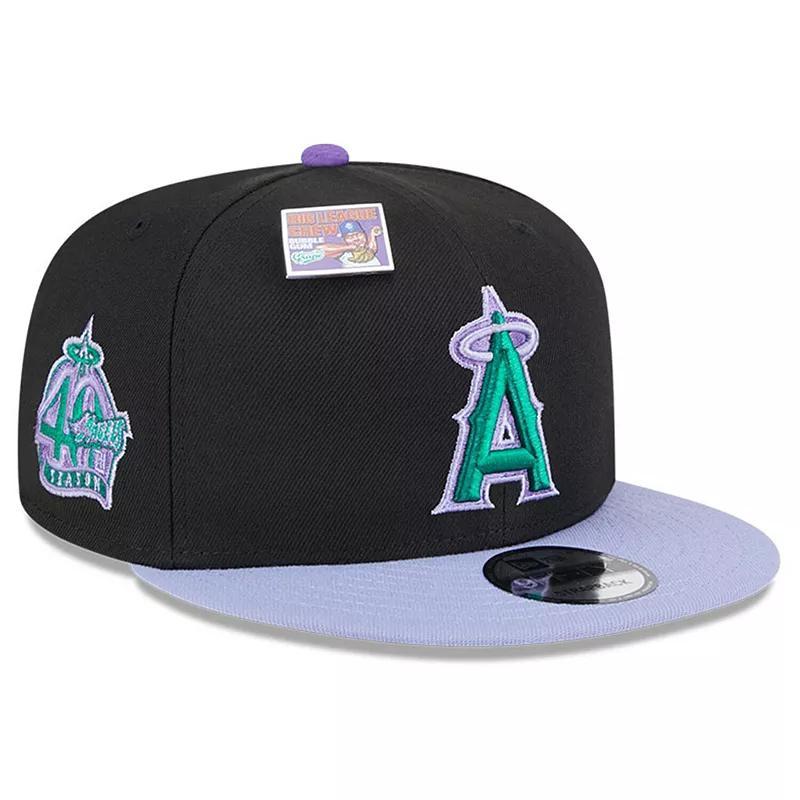 Mens New Era /Purple Los Angeles Angels Grape Big League Chew Flavor Pack 9FIFTY Snapback Hat Product Image