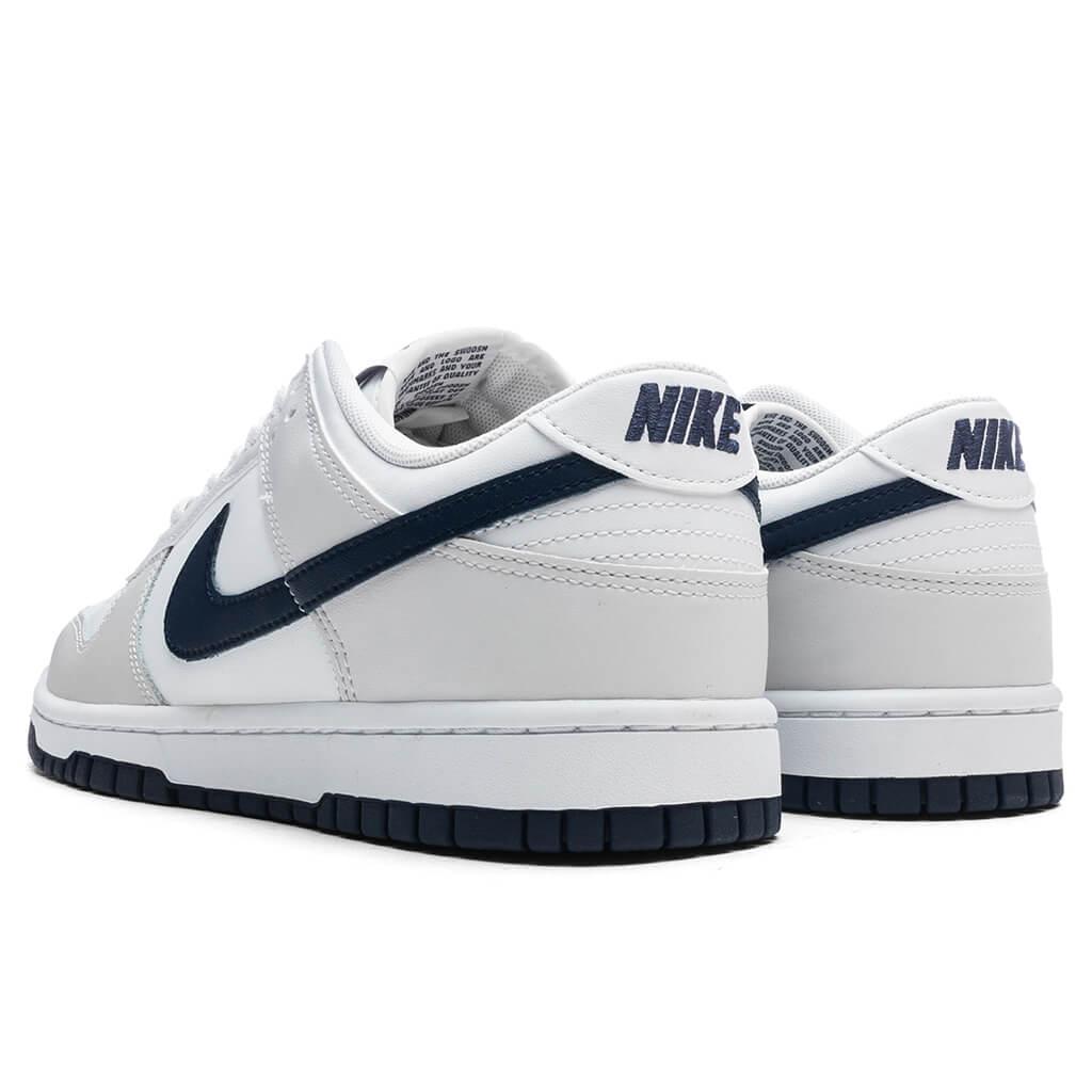 Dunk Low Retro - Summit White/Midnight Navy/Platinum Tint Male Product Image