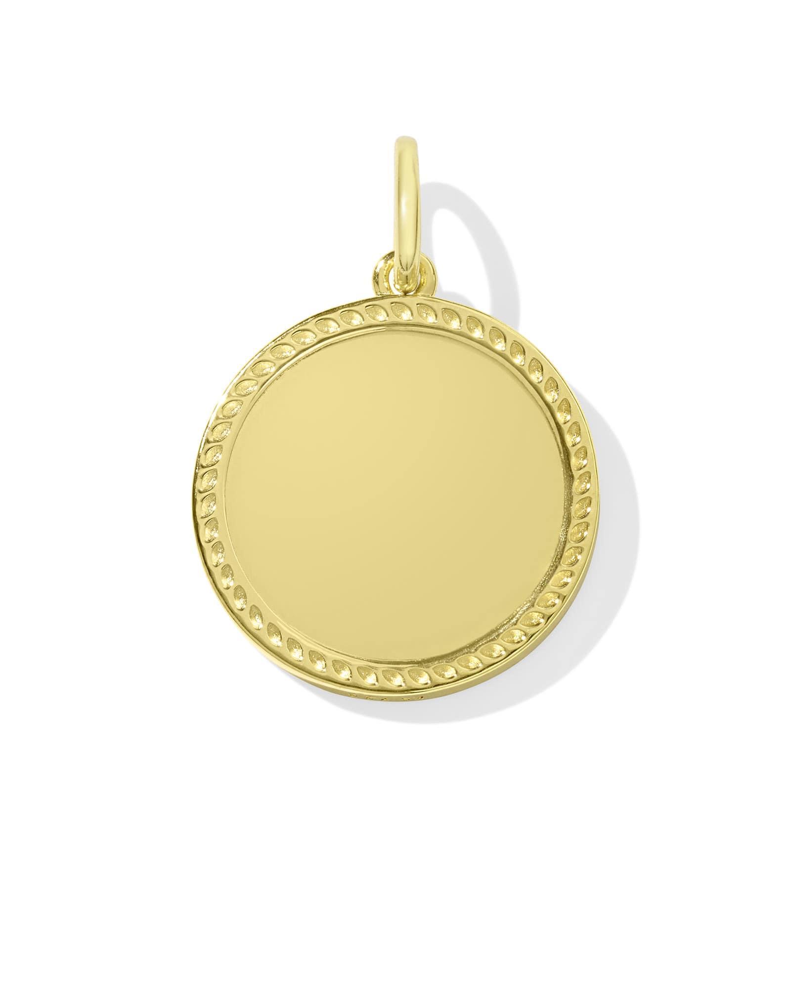 Texas Coin Charm in 18k Gold Vermeil Product Image