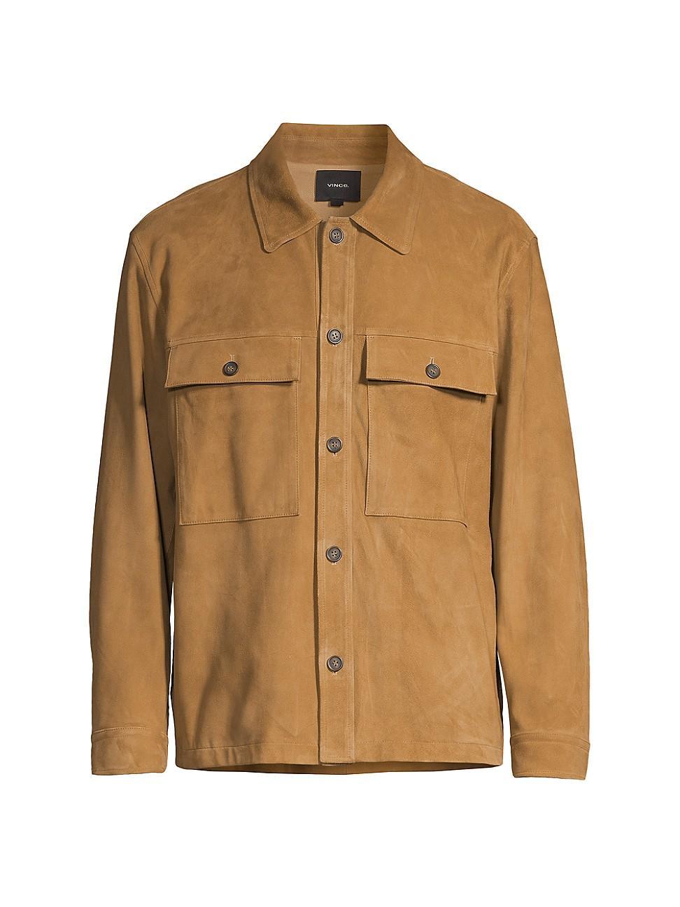 Mens Suede Chore Jacket Product Image