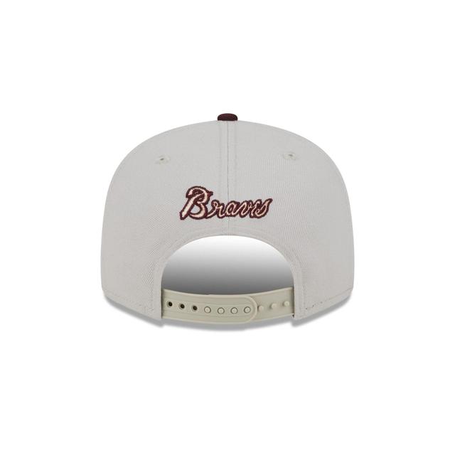 Atlanta Braves Mauve Visor 9FIFTY Snapback Hat Male Product Image