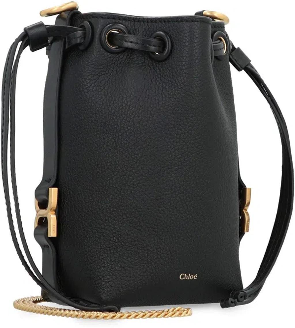 Marcie Micro Bucket Bag In Black Product Image