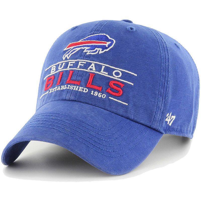 Mens 47 Royal Buffalo Bills Vernon Clean Up Adjustable Hat Product Image