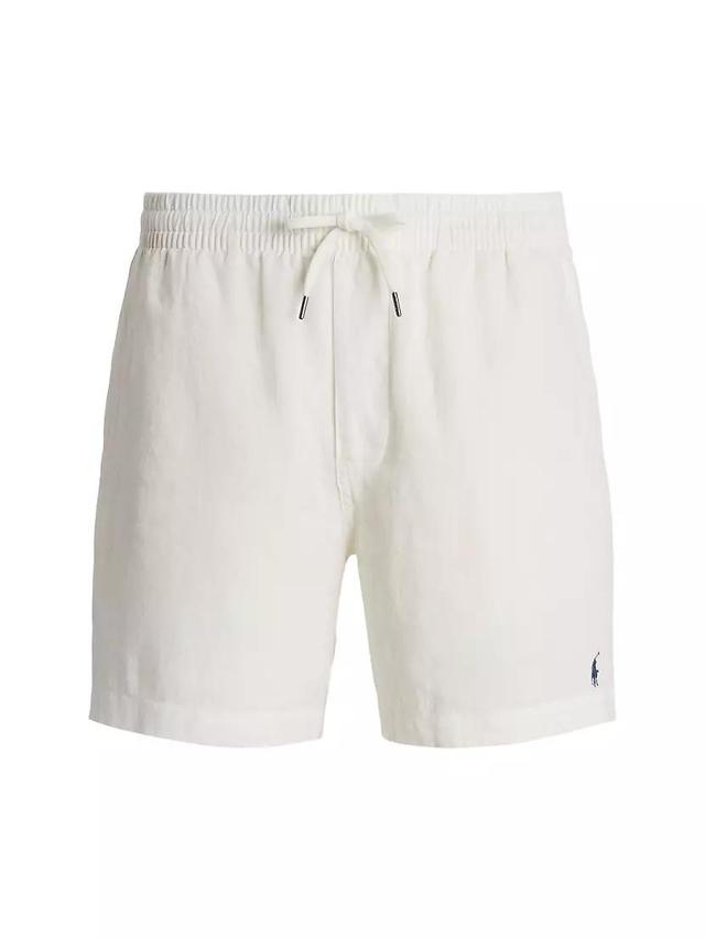 Prepster Linen Flat-Front Shorts Product Image