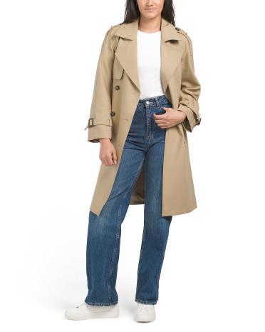 Belted Double Breasted Trench Coat for Women product image