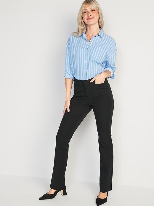 High-Waisted Pixie Flare Pants for Women Product Image