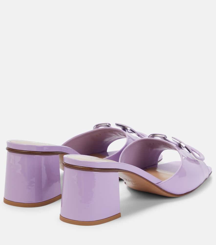 Valentino Vlogo 60 Patent Sandal In Purple Product Image