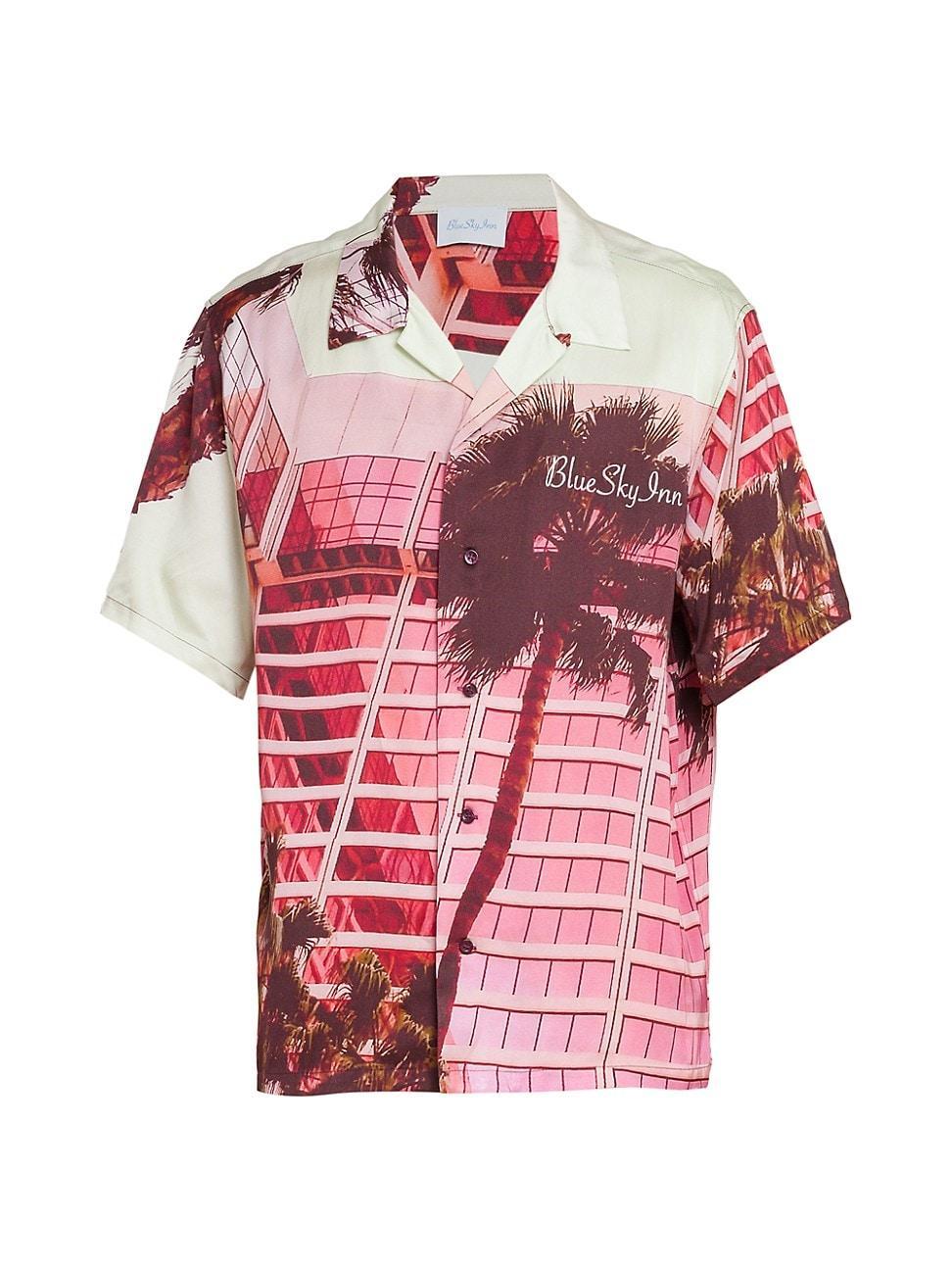 Mens Condo Camp Collar Short-Sleeve Shirt Product Image