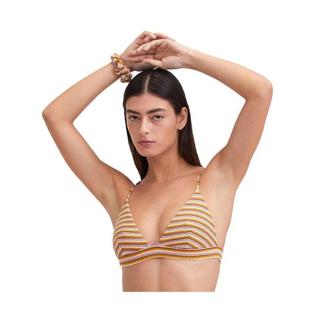 au naturel by Gottex Womens Textured Triangle bikini bra swim top Product Image