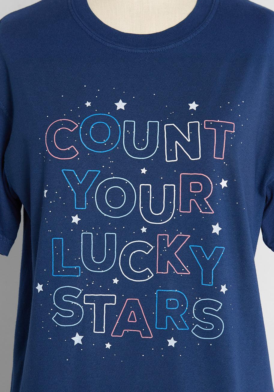 Count Your Lucky Stars Graphic Tee Product Image