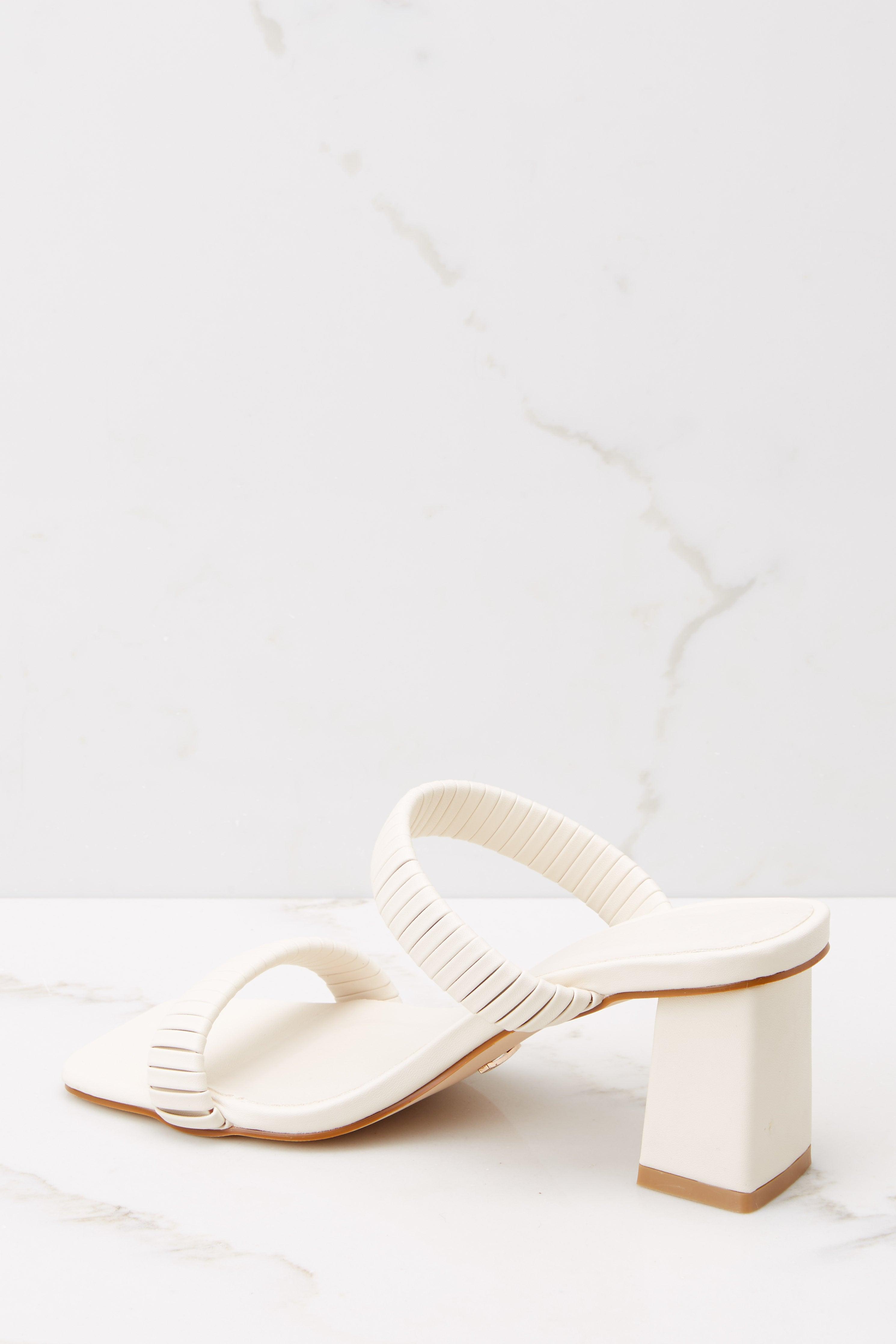 Ula Bone Heels White Product Image