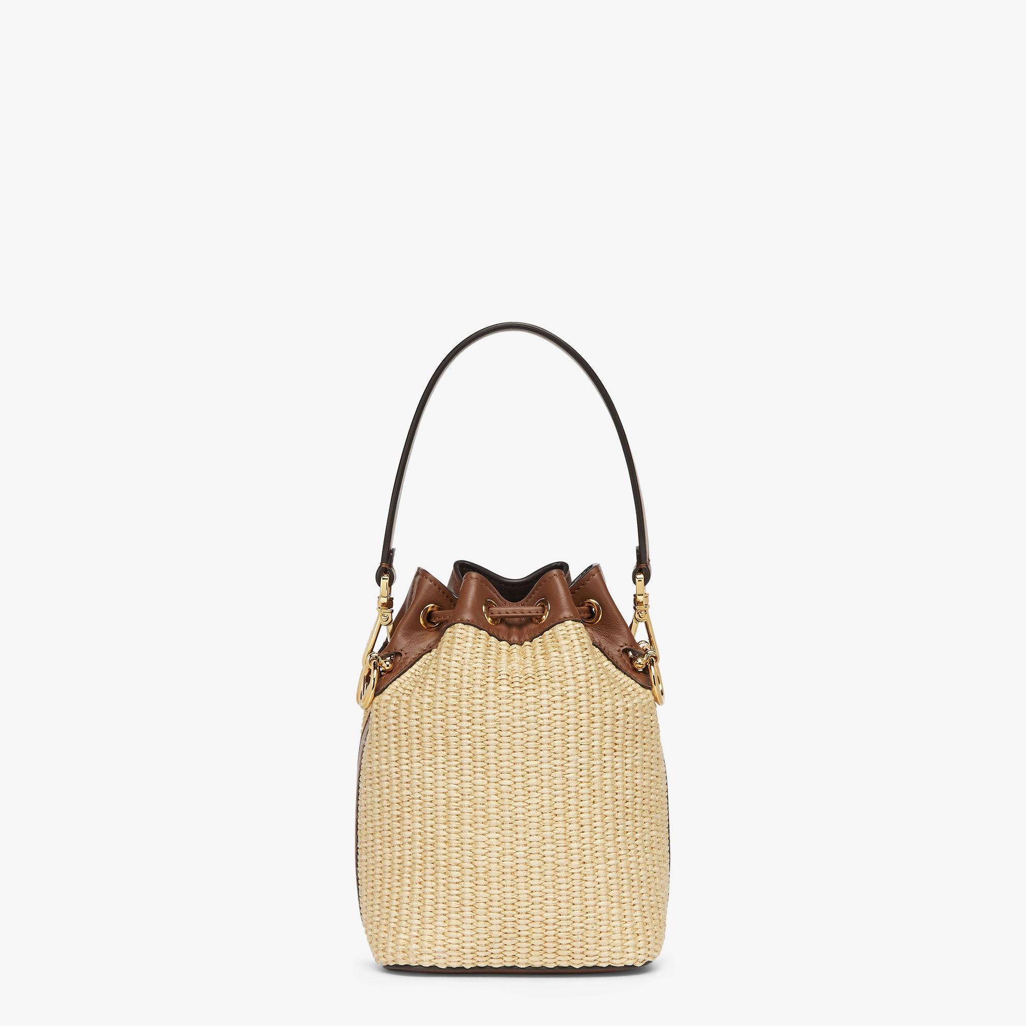 Mon TresorNatural raffia mini bag Product Image