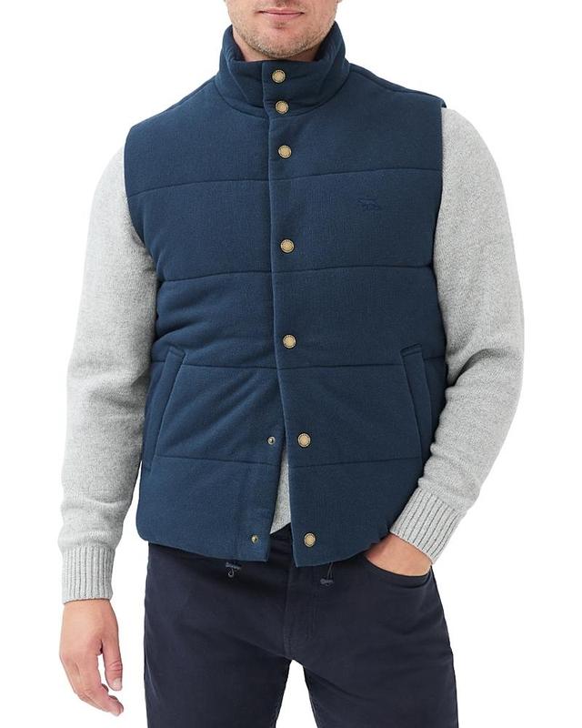 Mens Lake Ferry Cotton Quilted Vest Product Image