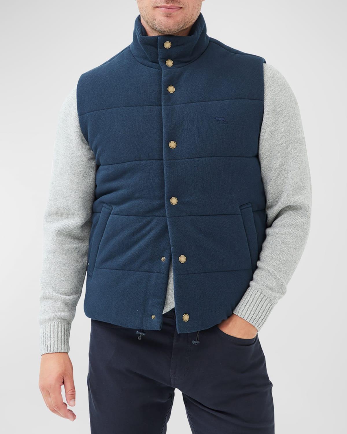 Mens Lake Ferry Cotton Quilted Vest Product Image