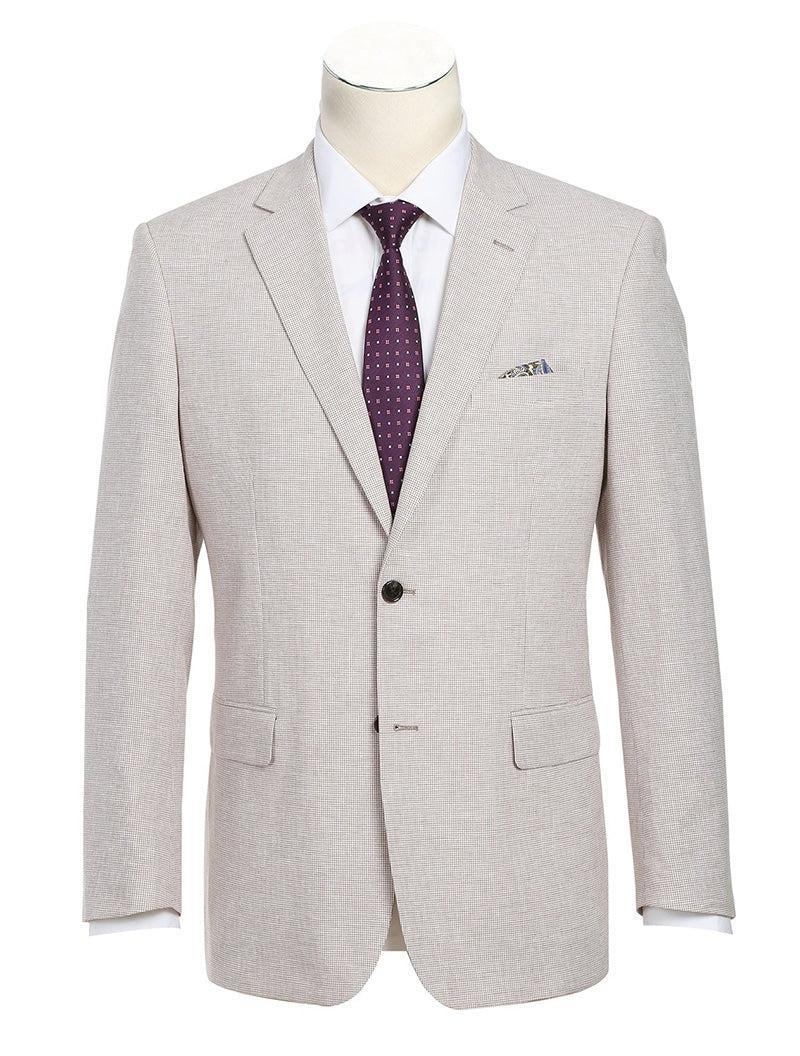 Classic Regular Fit Blazer Summer Linen/Cotton Sport Coat Product Image