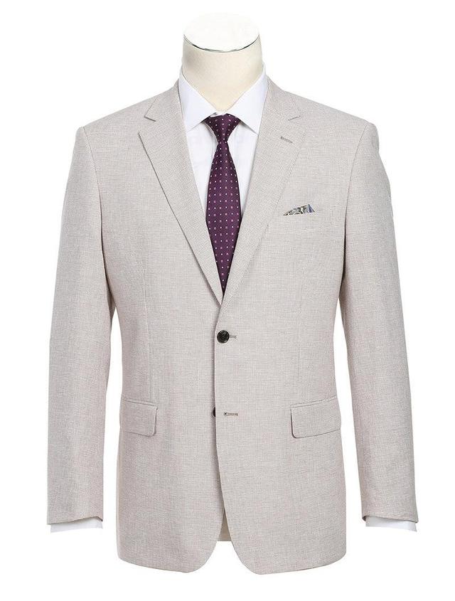 Classic Regular Fit Blazer Summer Linen/Cotton Sport Coat Product Image