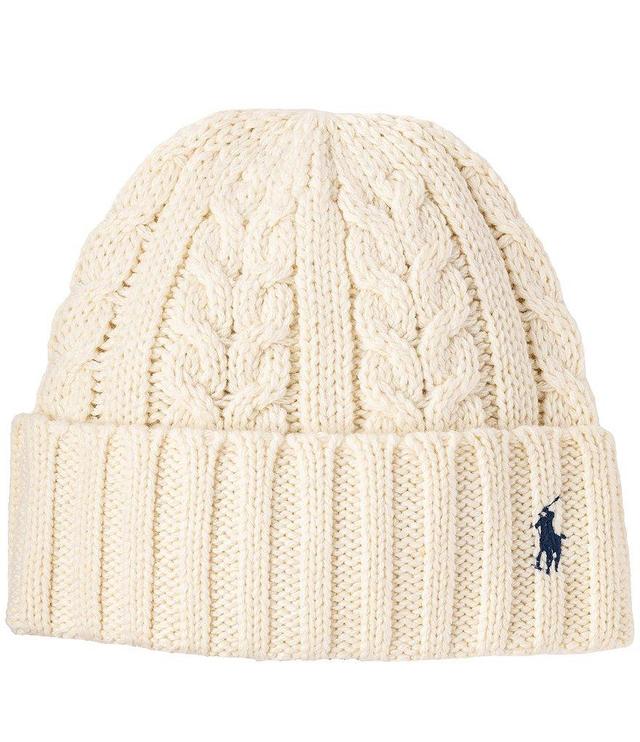 Polo Ralph Lauren Chunky Cable Wool-Blend Beanie Product Image