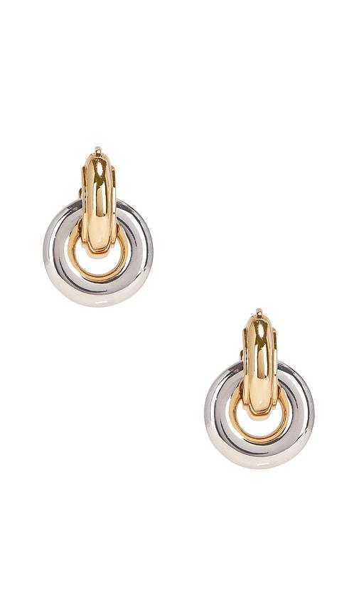 Two Tone Interlock Hoops Product Image