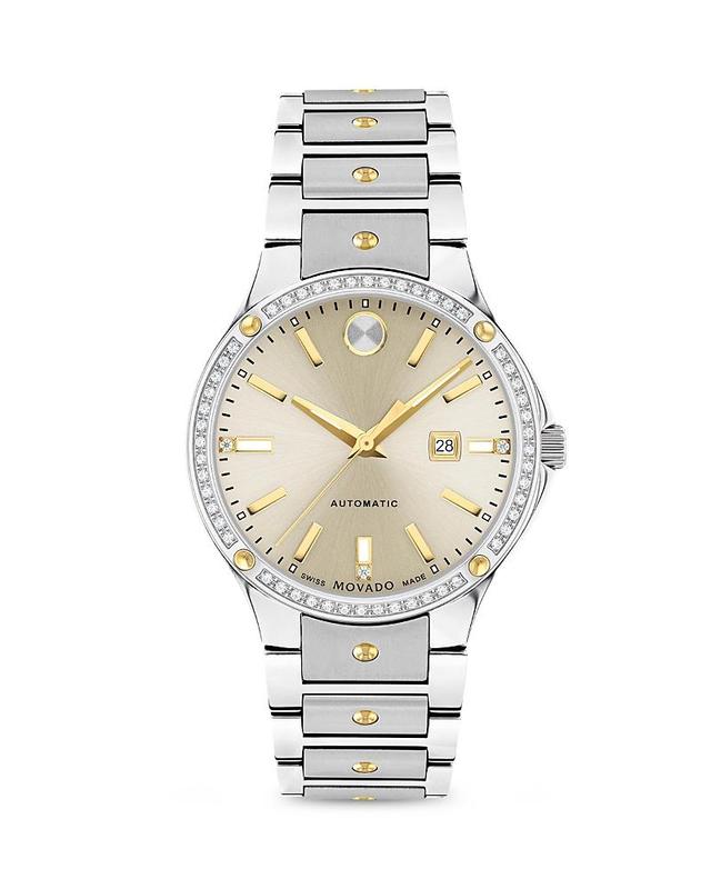 Movado S. e. Automatic Diamond Bezel Watch, 33mm Product Image