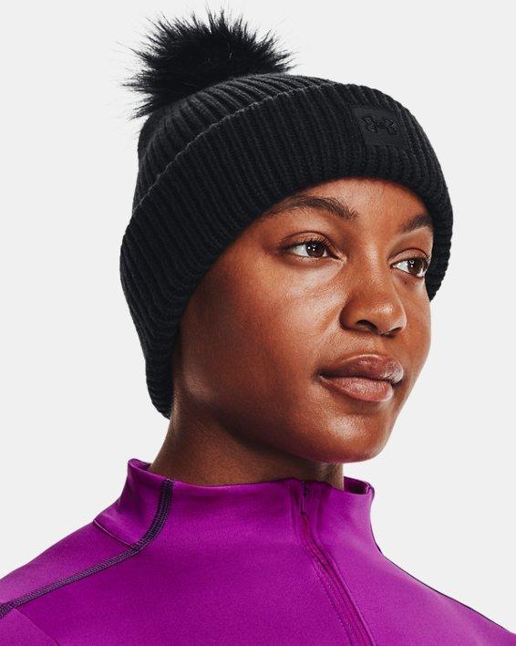 Women's UA Halftime Ribbed Pom Beanie Product Image