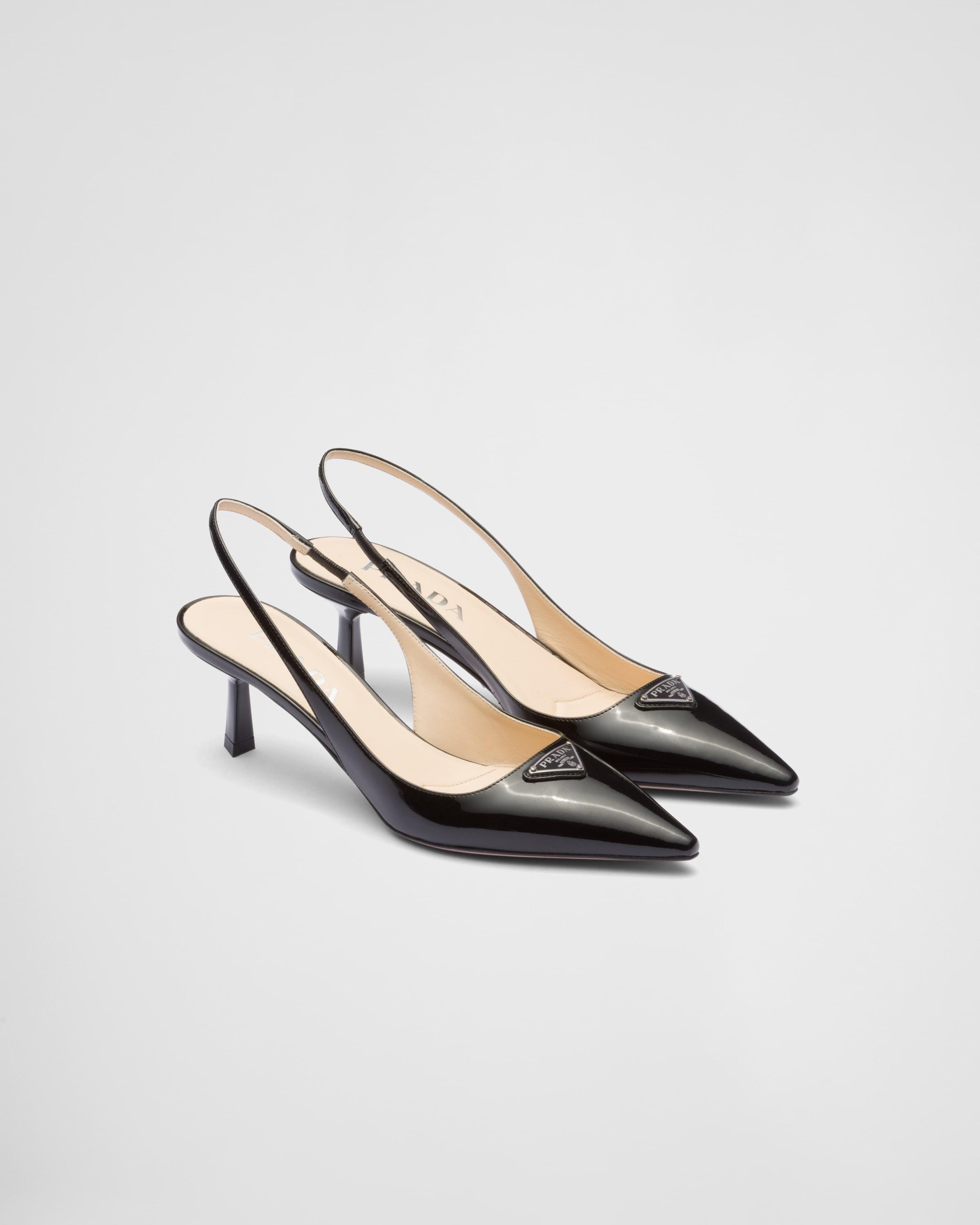 Patent-leather slingback pumps product image